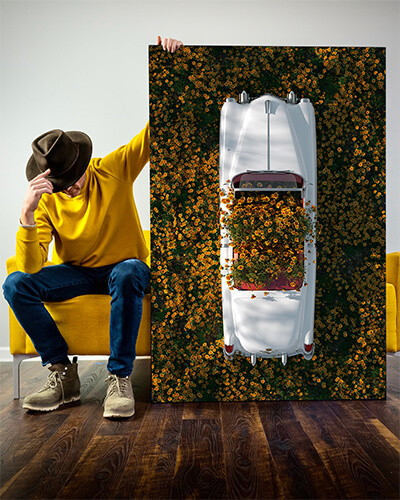 Guide to Buying Large Wall Art with CG Corvette Artwork