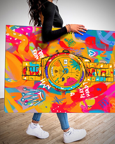 Guide to Buying Large Wall Art with Rolex Artwork