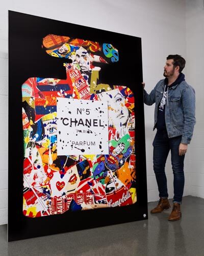 Massive Chanel Pop Wall Art