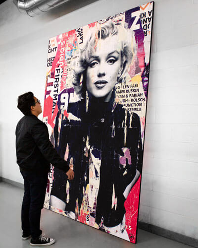 Marilyn Monroe Artwork Extra Large