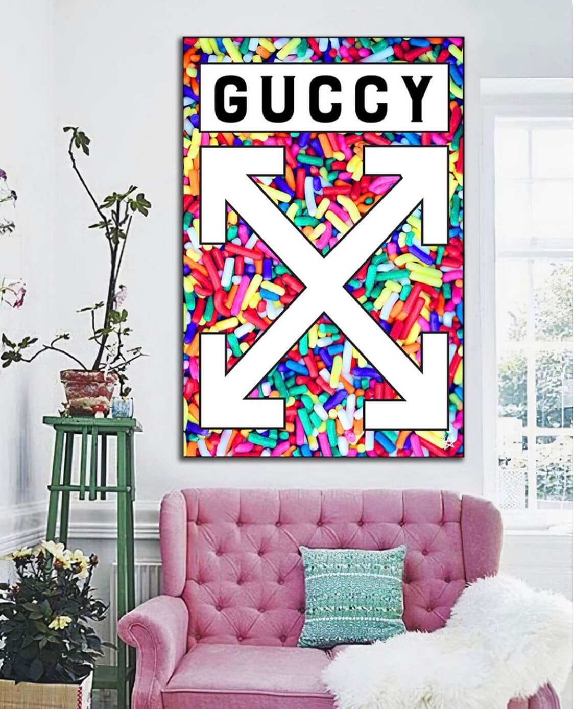 Pop Wall Art Gucci Logo