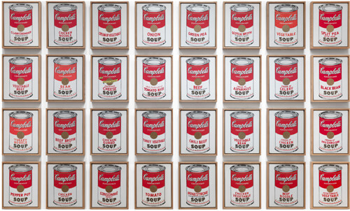 Andy Warhol Large Pop Art Campbell's Soup