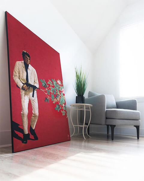Big Dean Martin surreal Wall Decor Home Projects DIY Interior Design