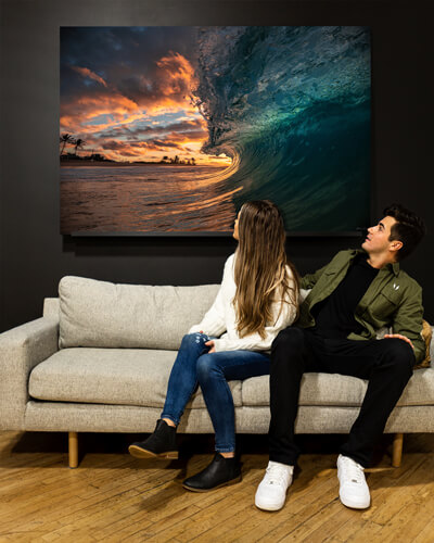 Big Waves Oahu Honolulu Hawaii Surf Ocean Wall Art