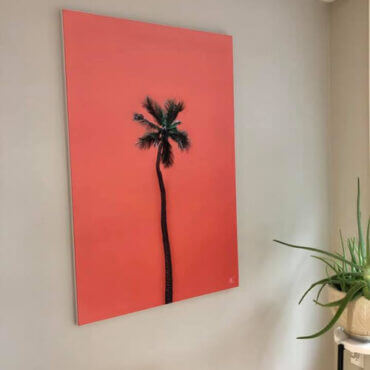 Giant Minimalist Palm Tree Wall Art For Home Decor