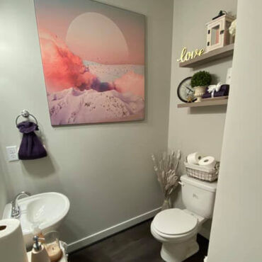 Giant Pink Surreal Calm Wall Art For Studio Décor