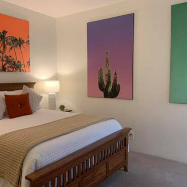 Huge Minimalist Tropical Tree Wall Art For Home Décor