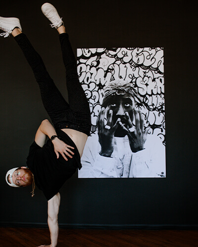 Large Wall Art featuring Tupac Graffiti Art for Cool Wall Art Ideas