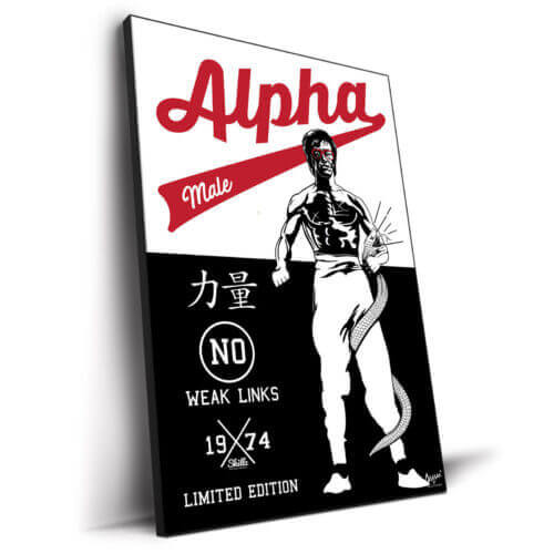 Alpha Male Wall Art by Kelley Jackson