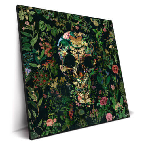 Papilion Skull Wall Art by Ali Gulec