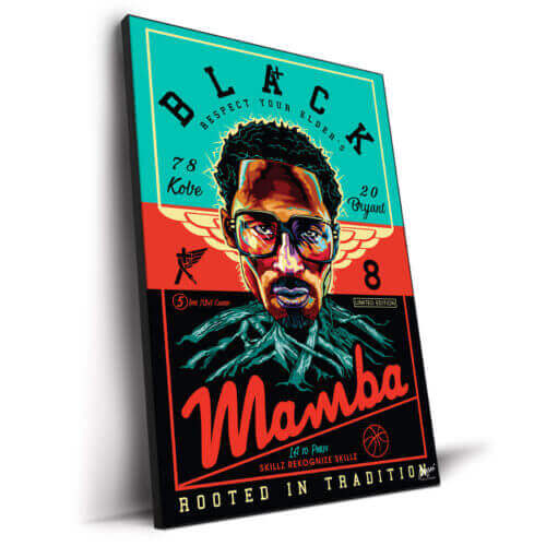 Black Mamba Kobe Bryant Wall Art by Kelley Jackson