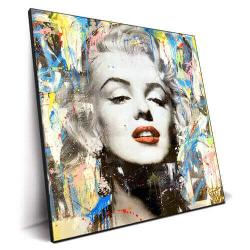 Monroe Graffiti Wall Art by Seek One