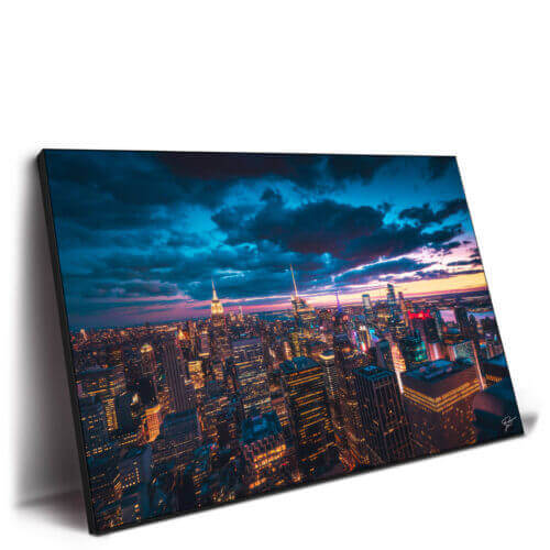 Above The City Lights Wall Art by Zach Doehler