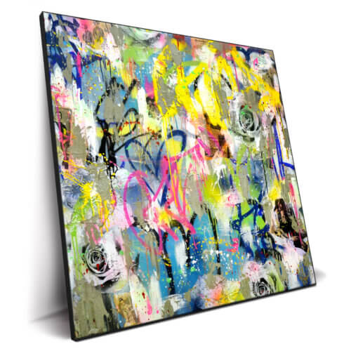 Graffiti Roses Wall Art by Seek One