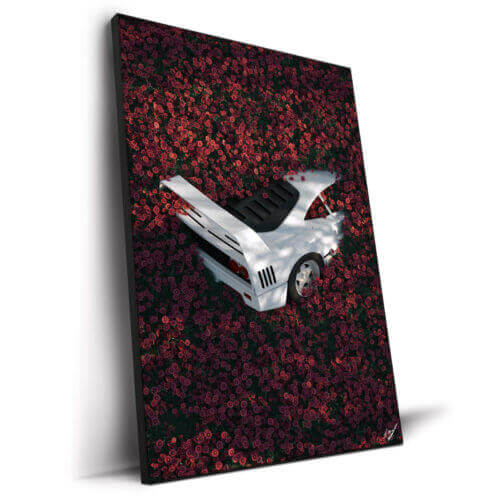 Ferrari F40 Wall Art by Konji