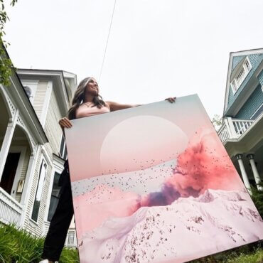 Calm Wall Art on Display