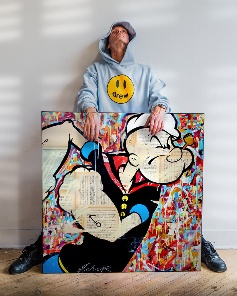 sailor man large art artwork cartoon canvas print frame decor home room