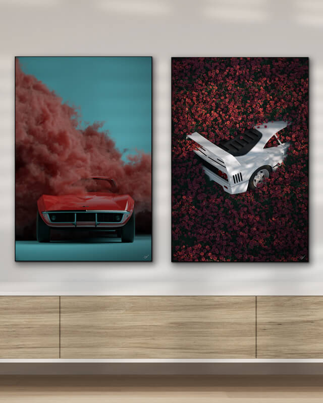 Konji Art Pieces CGI Surreal Artwork