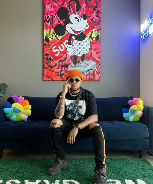 Hip Hop Wall Art Mickey Supreme Print