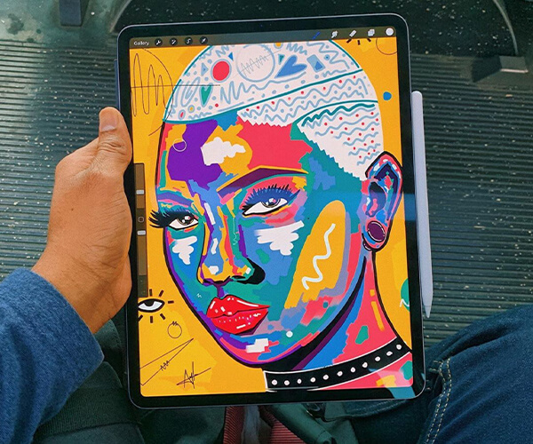 Nuwarhol Wall Art Pop Art WOman