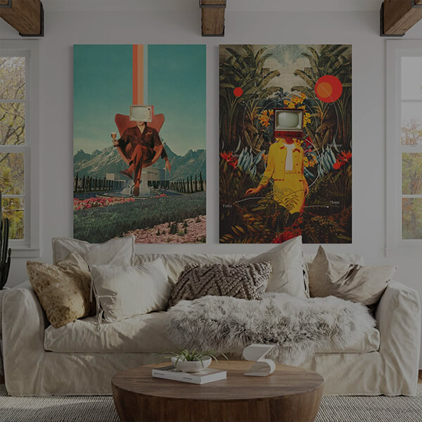 Indie Wall Art for Living Room Decor