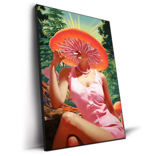 Mushroom Wall Art by BambashkART