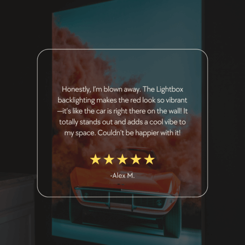 Lightbox Glowing Reviews