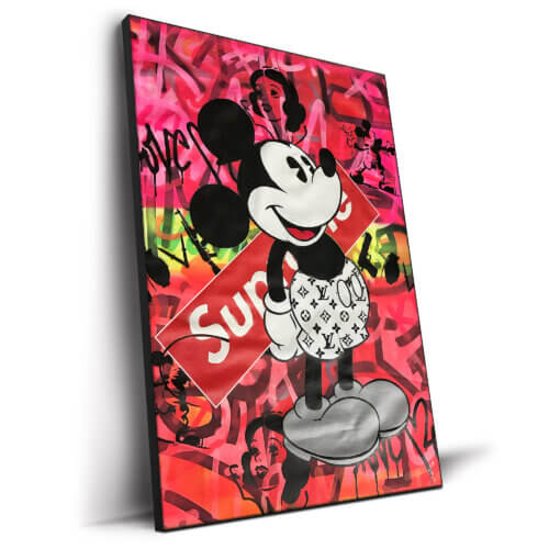 Mickey Supreme Wall Art by Lukas Avalon