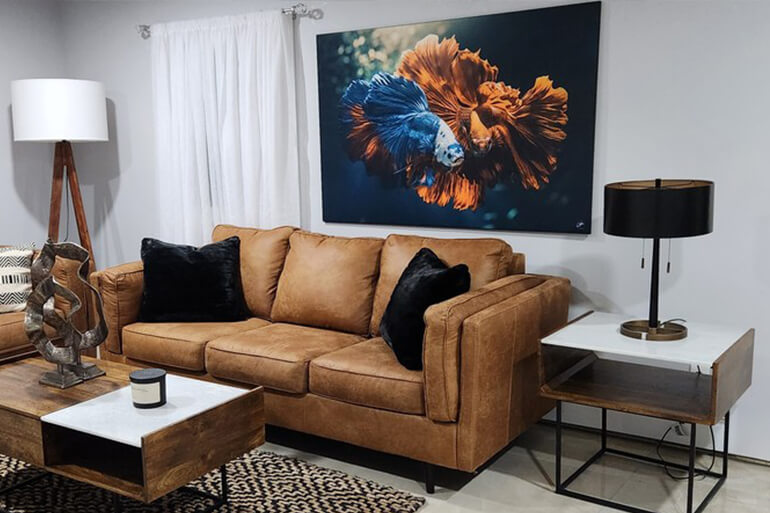 How to Choose Art That Fits Your Living Room Layout