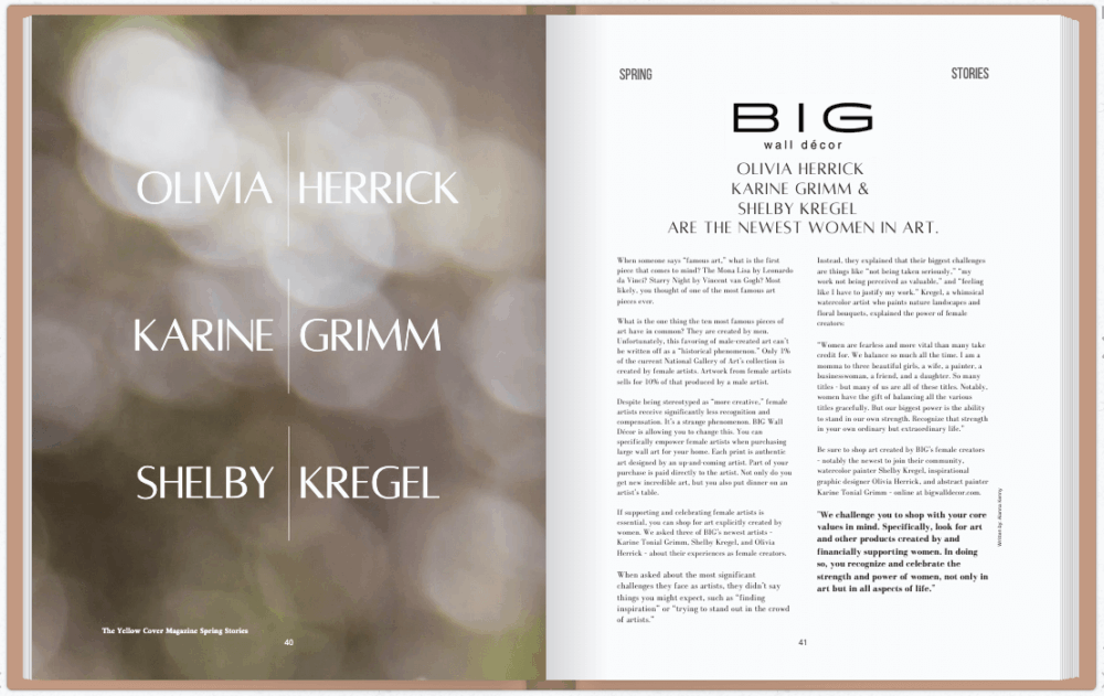 Yellow Cover Magazine