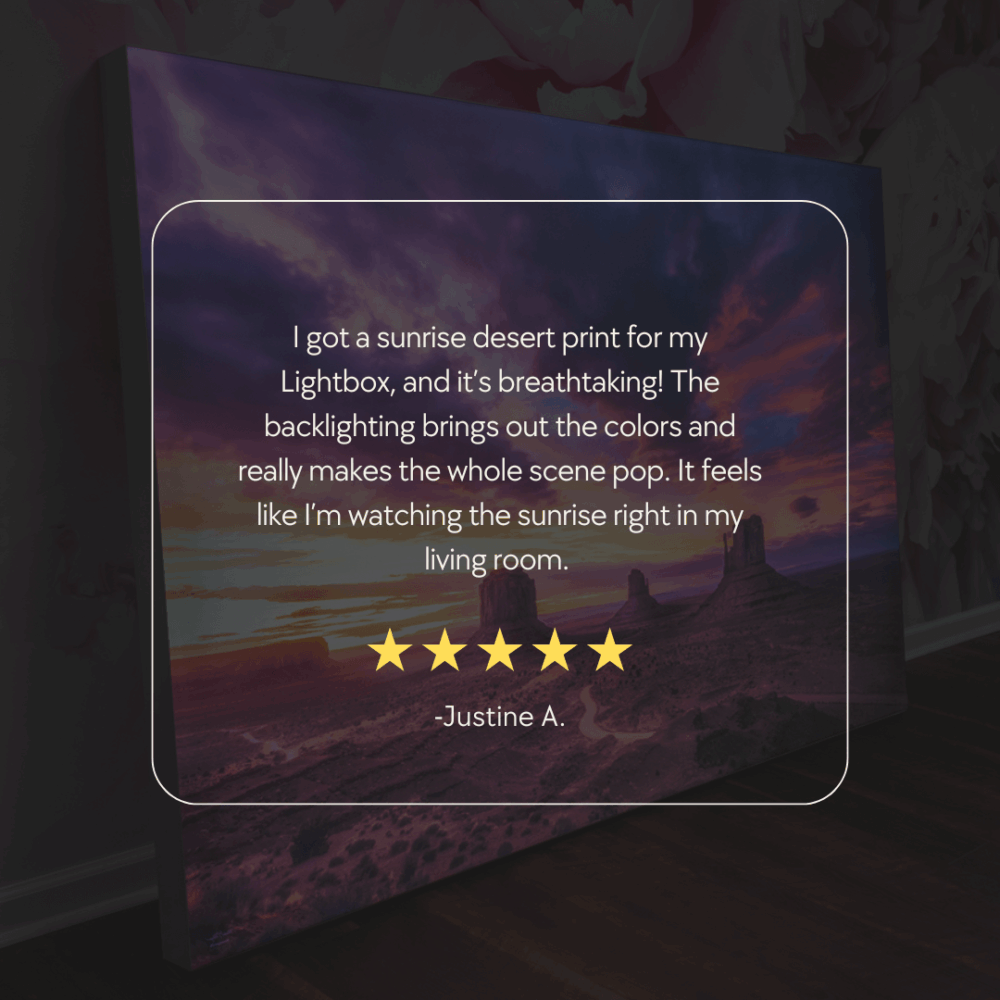 Lightbox Glowing Reviews