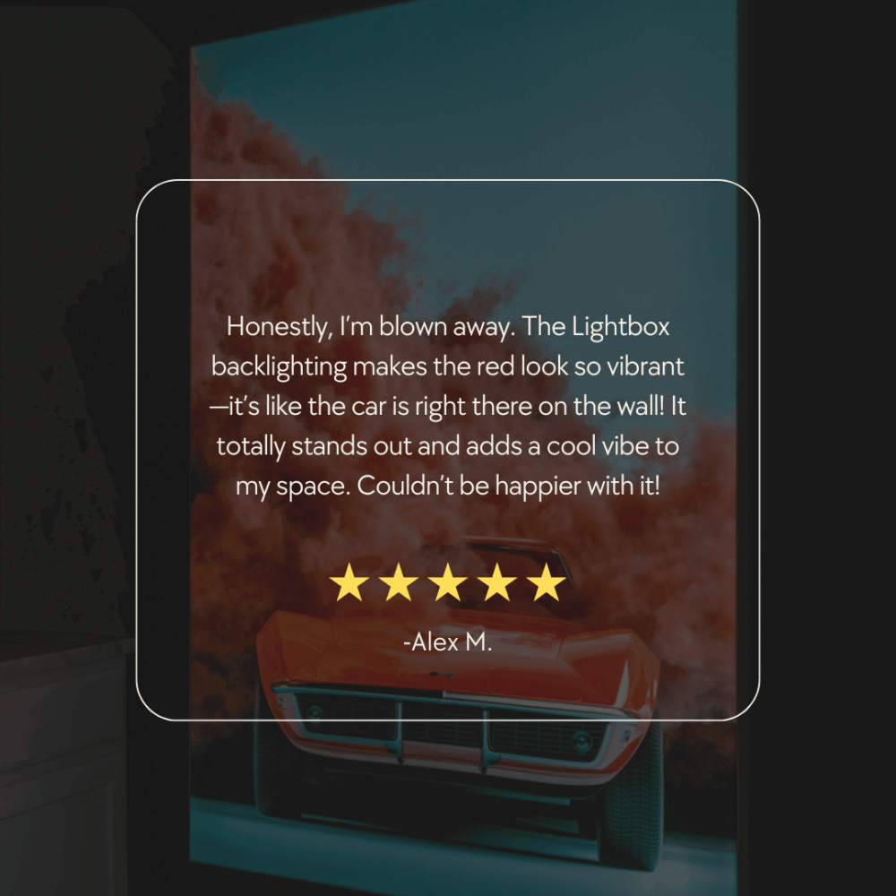 Lightbox Glowing Reviews