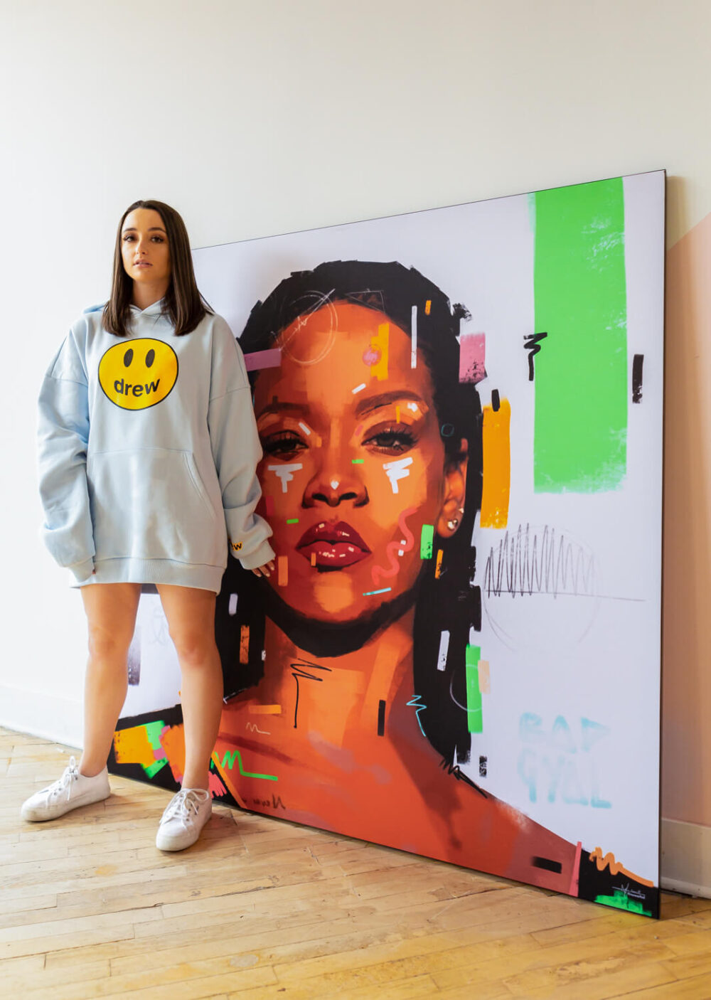 artwork art walls decor riri robyn Rihanna huge massive NuWarhol