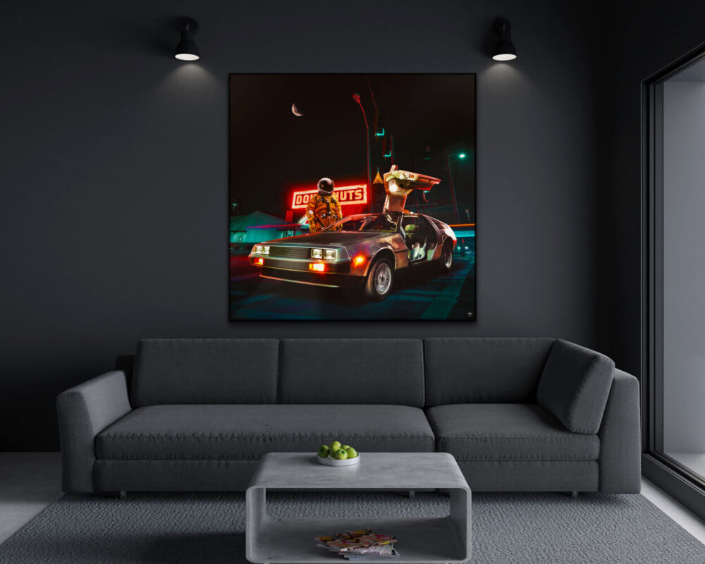space astro future art artwork sci-fi CGI living room