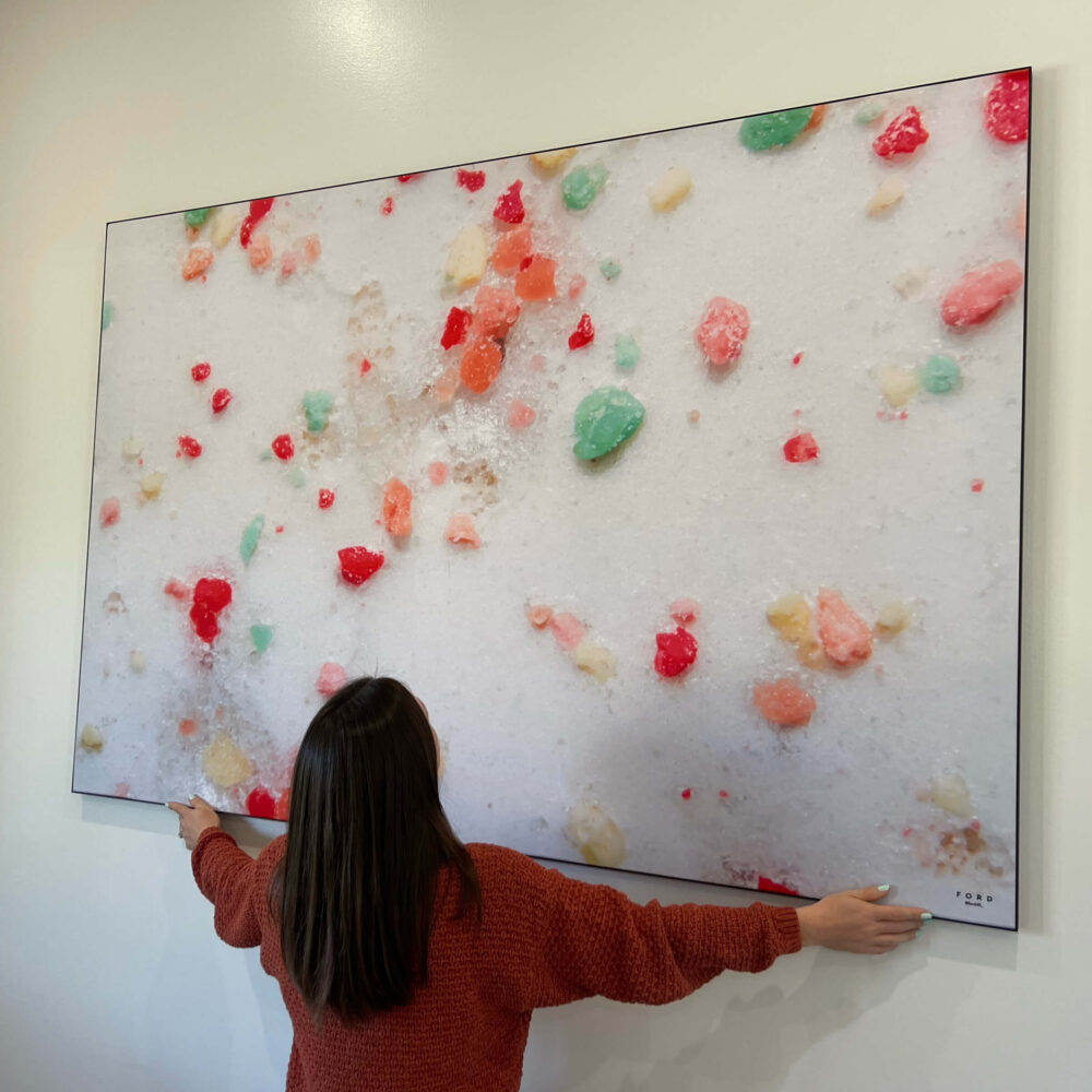 BIG Wall Décor Donates Large Colorful Wall Art to Kenzie’s Be Cafe - Image #1