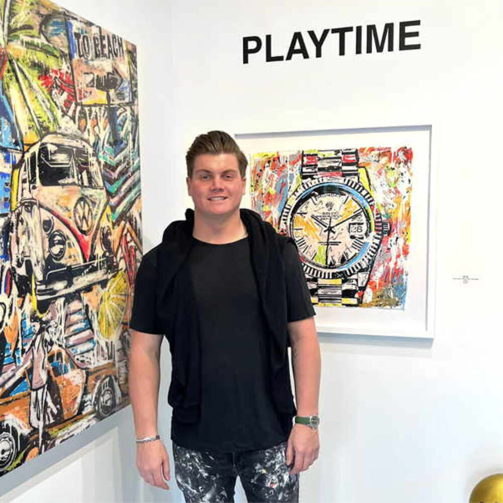Contemporary Artist Seek One's "Playtime" Show Takes The Hamptons by Storm
