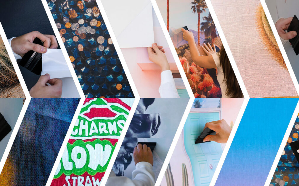 How To Guide for Applying Large Stickablez Peel and Stick Canvas Art