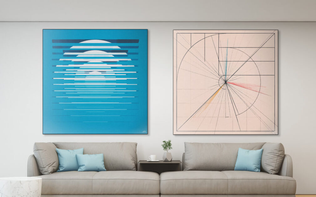 Living Room Decor Abstract Wall Art