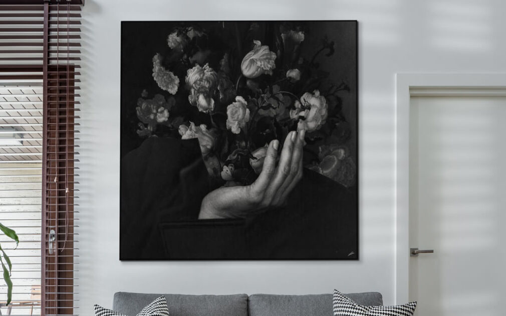 Surreal Floral Wall Art for Home Decor
