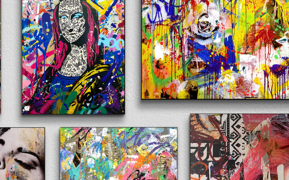 Graffiti Wall Art for Home Decor