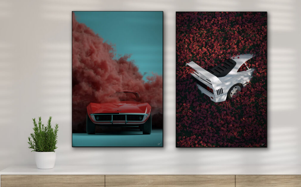 Konji Art Pieces CGI Surreal Artwork