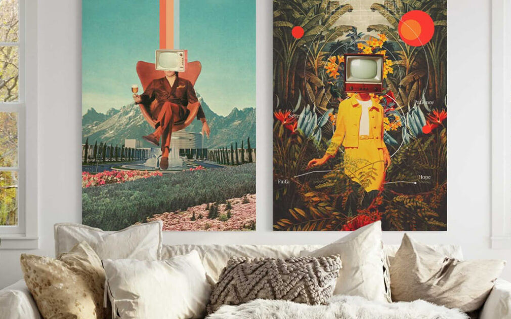 Indie Wall Art for Living Room Decor