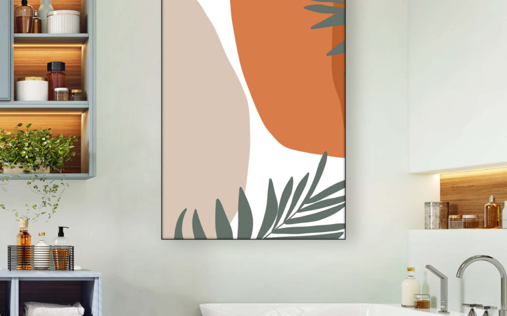 The 3 Best Places to Hang Art In Your Bathroom To Boost Your Confidence