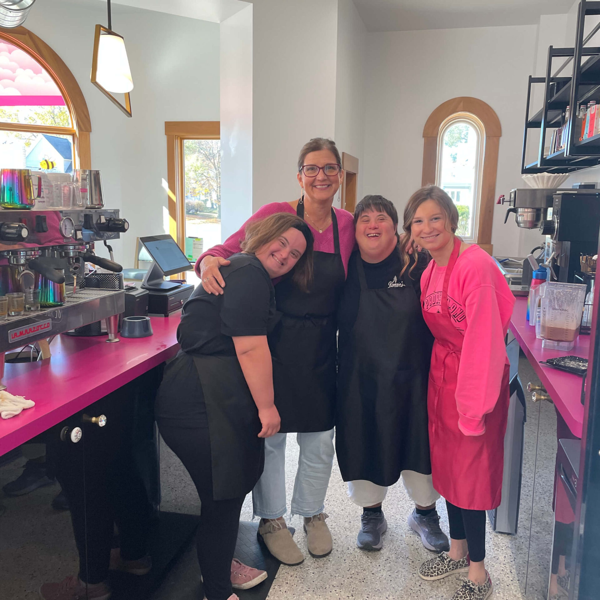 BIG Wall Décor Donates Large Colorful Wall Art to Kenzie’s Be Cafe - Image #1