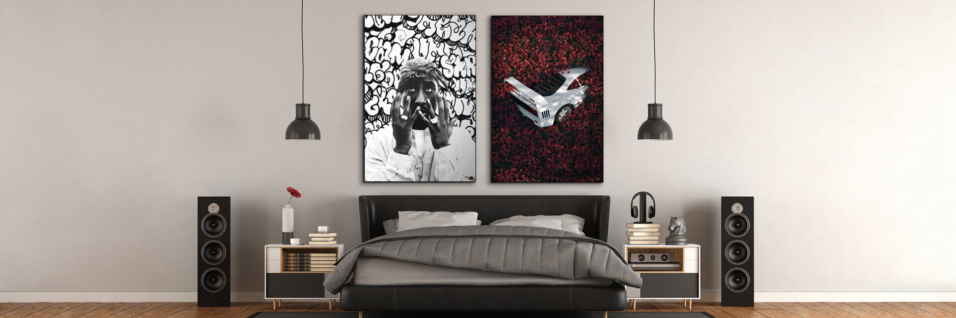Cool Hip Hop Wall Art Pieces in Huge Sizes