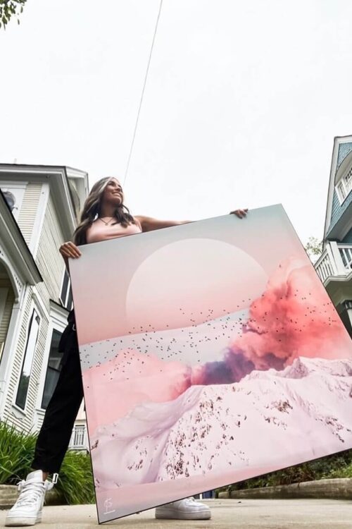 Calm Wall Art on Display