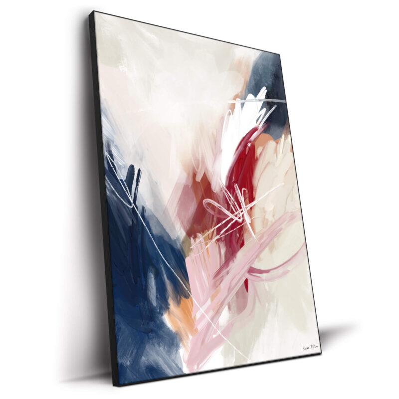 Good Feeling No. 01 Red Wall Decor by Karine Tonial Grimm