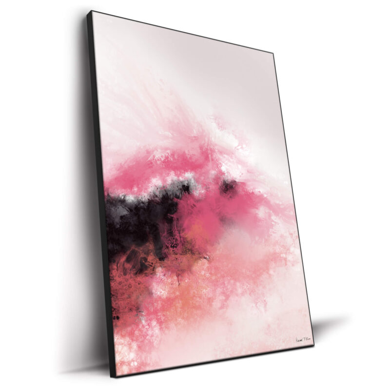 Flow No. 1 Pink Wall Decor by Karine Tonial Grimm