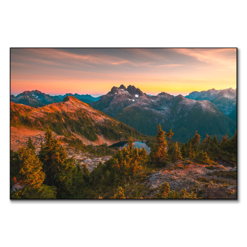 Allure of the Alpines Warm Wall Art by Zach Doehler
