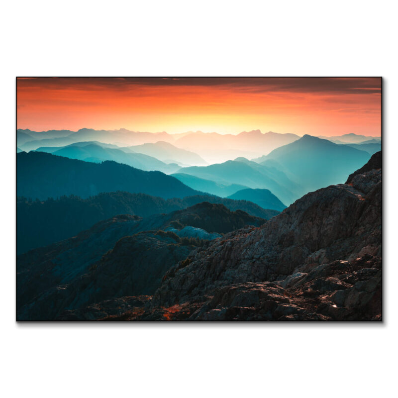 Endless Horizons Vibrant Wall Art by Zach Doehler